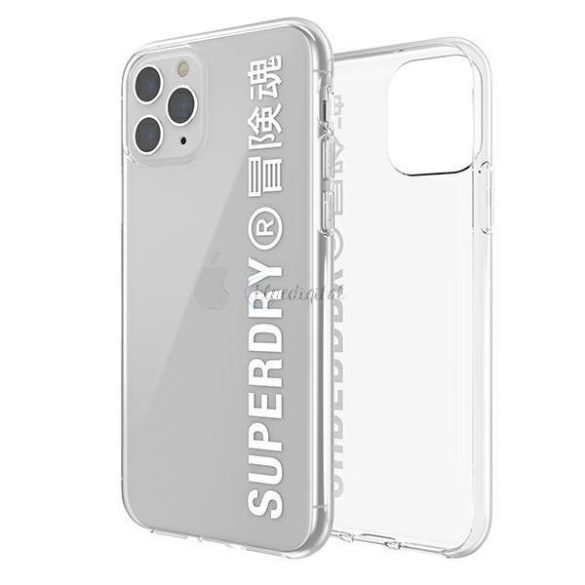 Superdry Snap iphone 11 Pro Clear tok fehér / fehér 41579