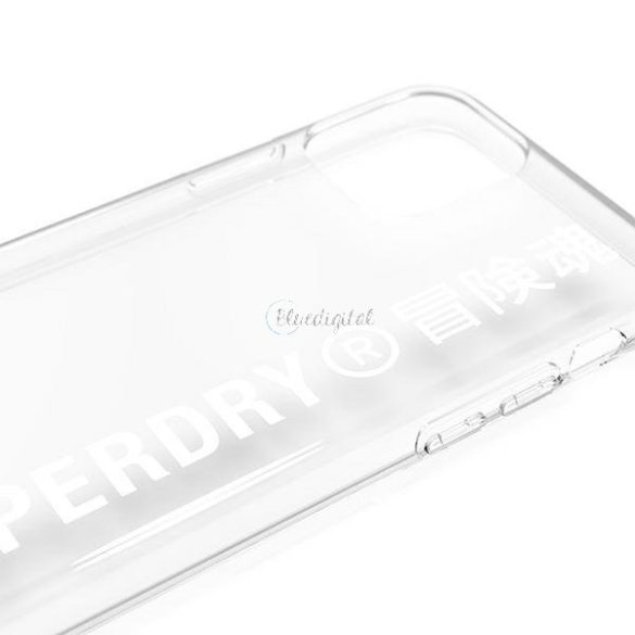 Superdry Snap iphone 11 Pro Clear tok fehér / fehér 41579