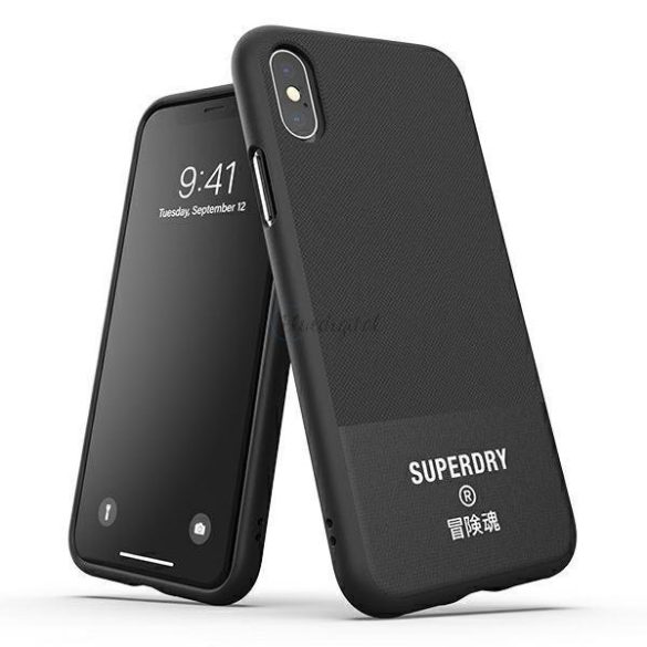 Superdry Molded Canvas iPhone X / XS tok fekete 41544