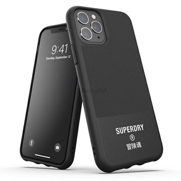 Superdry Molded Canvas iPhone 11 Pro max tok fekete 41550