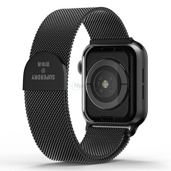 Superdry Watchband Apple Watch 38/40/41 mm Chainmail fekete/fekete 41681