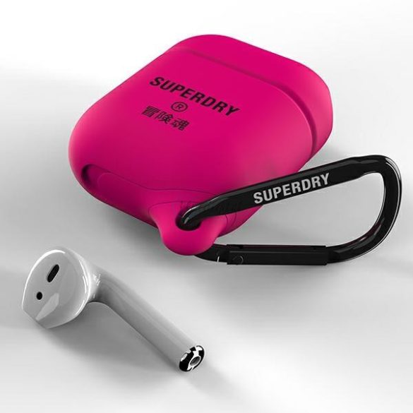 Superdry Airpods tok vízálló rózsaszín / rózsaszín
