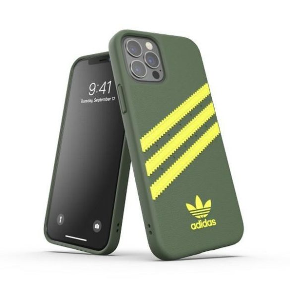 Adidas OR Molded PU FW20 iPhone 12 Pro / 12 zöld 42254 tok