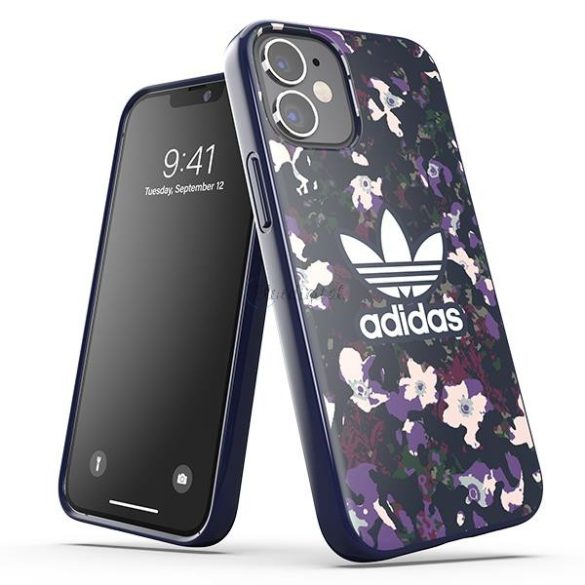 Adidas OR SnapCase grafikus iPhone 12 perc és 5,4 "lila / lilac 42375