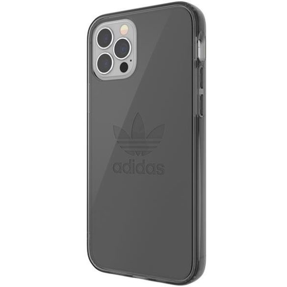 Adidas OR Védő iPhone 12/12 Pro Clear tok fekete világos/füstös fekete 42385
