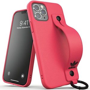 Adidas OR kézi pántos tok iPhone 12/12 Pro 6.1" rózsaszín 42397