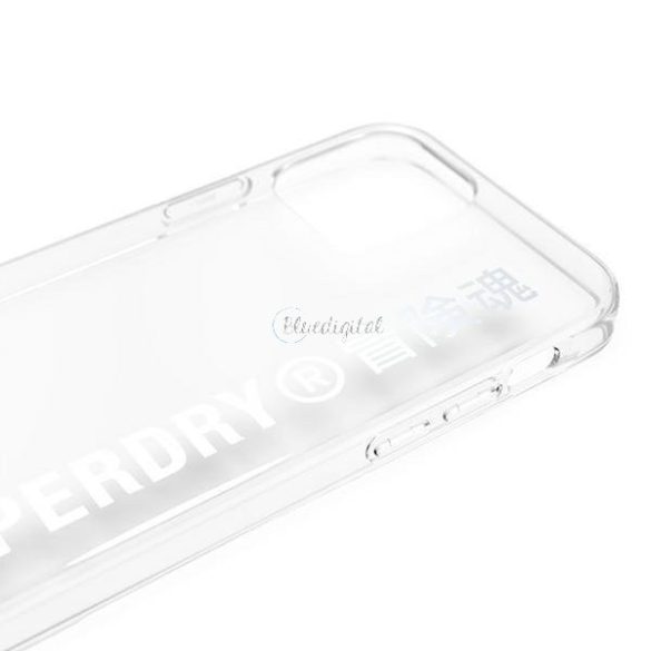 Superdry Snap iPhone 12 / iPhone 12 Pro Clear Case ezüst / ezüst 42591