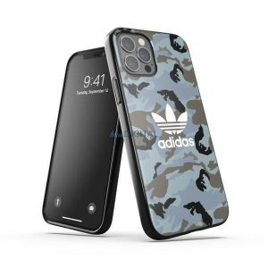 Adidas OR SnapCase Camo iPhone 12/12 Pro kék/fekete 43702