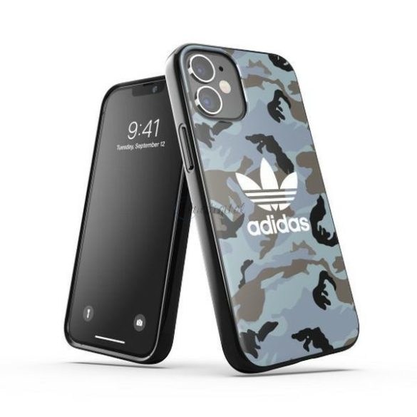 Adidas OR SnapCase Camo iPhone 12 Mini Blue / fekete 43701