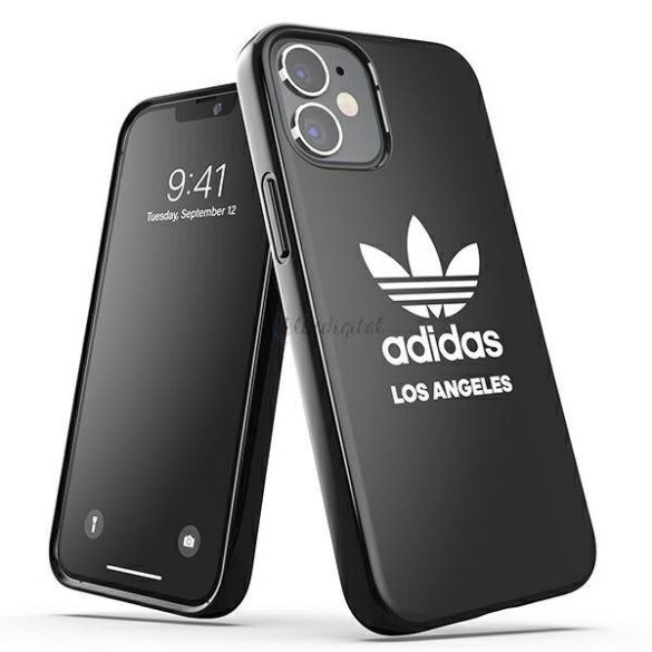 Adidas OR SnapCase Los Angeles iPhone 12 Mini fekete 43882 tok