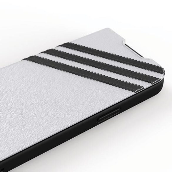 Adidas OR Booklet Case PU iPhone 13 6.1" fekete fehér 47092 tok