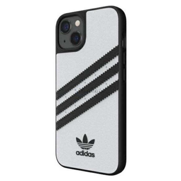 Adidas OR öntött tok PU iPhone 13 6.1 "Fehér / fehér 47094