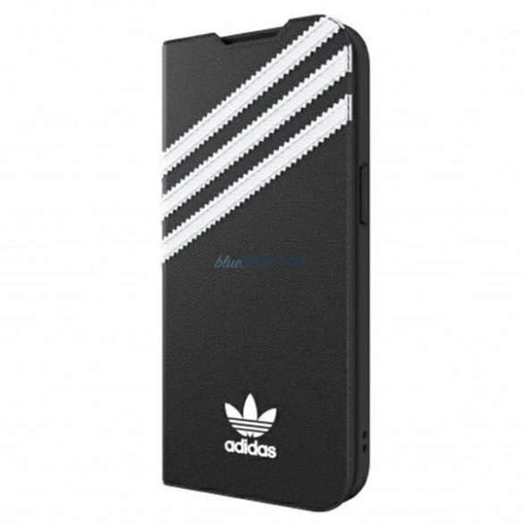 Adidas OR könyvtok PU iPhone 13 Pro / 13 6,1" fekete-fehér 