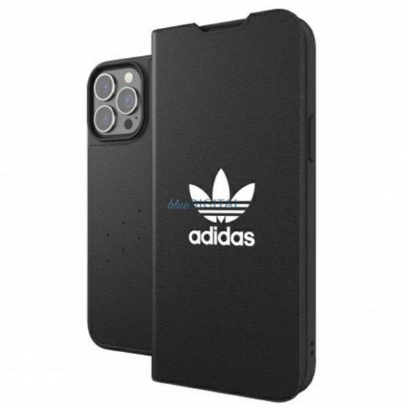 Adidas OR füzet tok BASIC iPhone 13 Pro Max 6,7" fekete fehér 47127