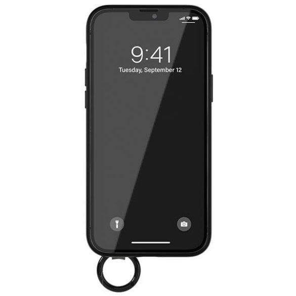 Adidas OR kézi pántos tok iPhone 13 Pro Max 6.7" fekete-zöld terepszínű 48671