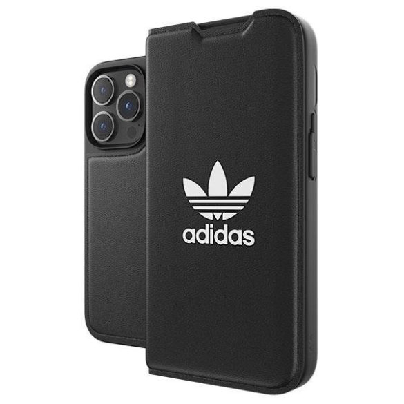 Adidas OR Booklet Case BASIC iPhone 14 Pro 6.1" fekete-fehér 50182 tok