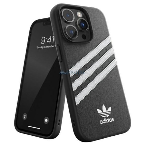 Adidas OR formázott tok PU iPhone 14 Pro 6,1" fekete 50186