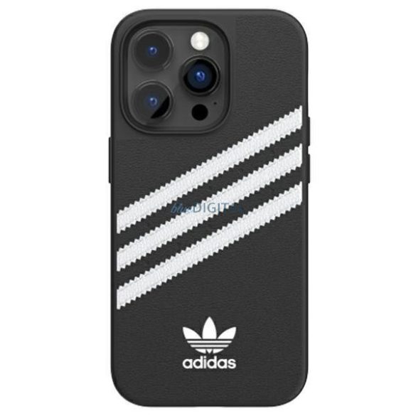 Adidas OR formázott tok PU iPhone 14 Pro 6,1" fekete 50186