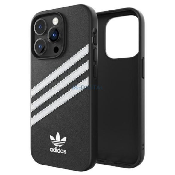 Adidas OR formázott tok PU iPhone 14 Pro 6,1" fekete 50186