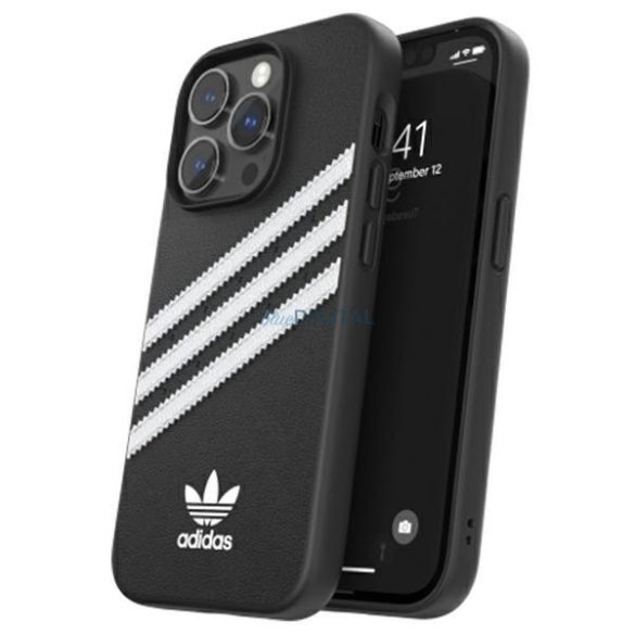 Adidas OR formázott tok PU iPhone 14 Pro 6,1" fekete 50186