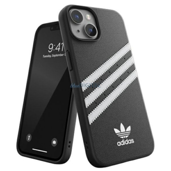 Adidas OR formázott tok PU iPhone 14 Plus 6,7" fekete 50187