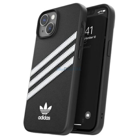 Adidas OR formázott tok PU iPhone 14 Plus 6,7" fekete 50187