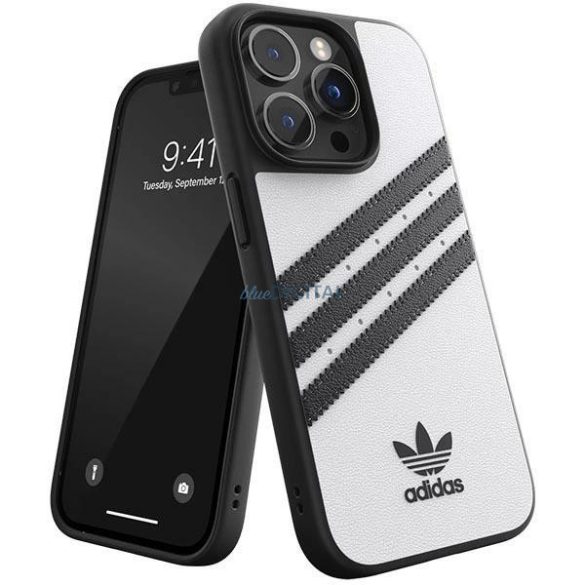 Adidas OR Molded tok PU iPhone 14 Pro 6.1" fehér-fekete