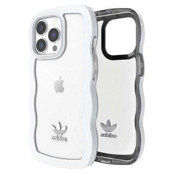 Adidas OR Wavy tok iPhone 13 Pro /13 6.1" fehér-transzparens 51903