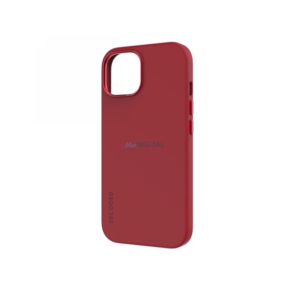 Decoded szilikon MagSafe tok iPhone 15 (piros)