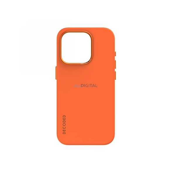 Decoded szilikon MagSafe tok iPhone 15 Pro - narancssárga