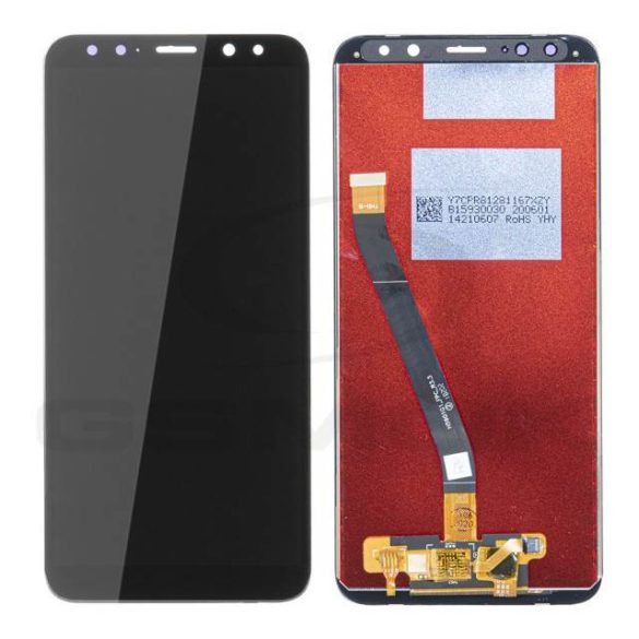 Lcd + Touch Pad Komplett Huawei Mate 10 Lite Rne-L01 Rne-L21 Fekete Logó Nélkül