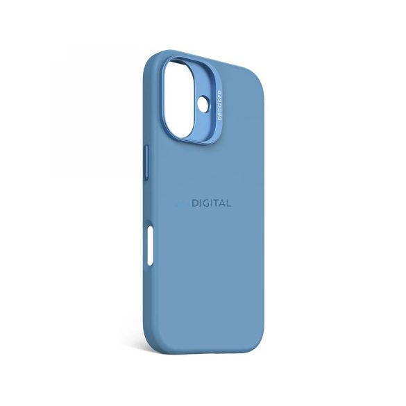 Decoded AntiMicrobial Silicone Backcover MagSafe-kompatibilis tok iPhone 16 - kék