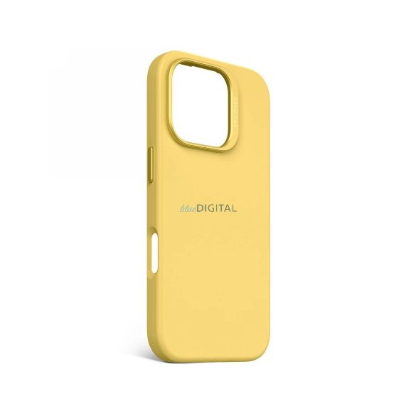 Decoded AntiMicrobial Silicone Backcover MagSafe-kompatibilis tok iPhone 16 Pro - sárga