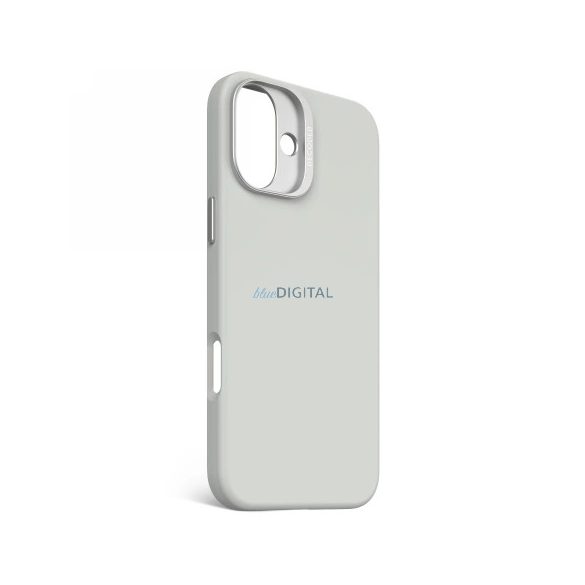 Decoded AntiMicrobial Silicone Backcover MagSafe-kompatibilis tok iPhone 16 Plus - szürke