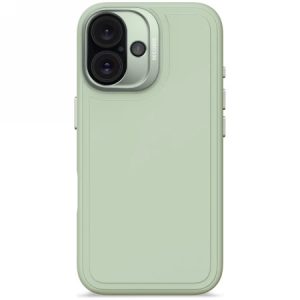Decoded AntiMicrobial Silicone Stacks Backcover MagSafe-kompatibilis tok iPhone 16 - zöld