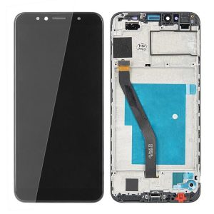 LCD + Érintőpanel Teljes Huawei Y6 2018 / S6 Prime 2018 Honor 7a Atu-Lx3 Atu-L11 Atu-L21 Atu-L22 Fekete Kerettel No Logo