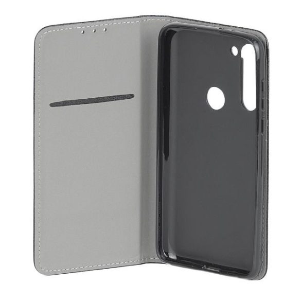Flip Tok Mágneses Motorola Moto G8 Power Fekete Telefontok