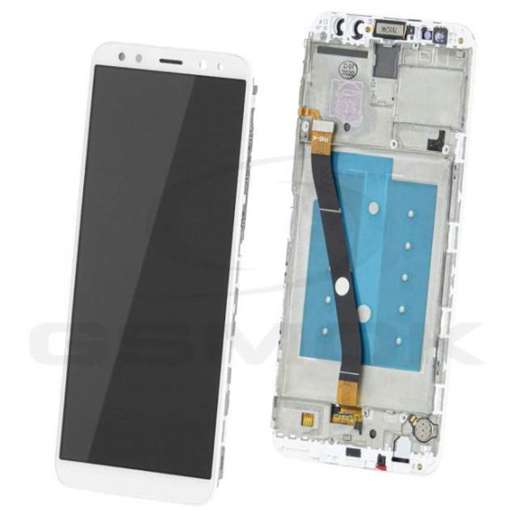 Lcd + Touch Pad Komplett Huawei Mate 10 Lite Rne-L01,Rne-L21 Fehér / Arany Tok Nélkül Logó Nélkül
