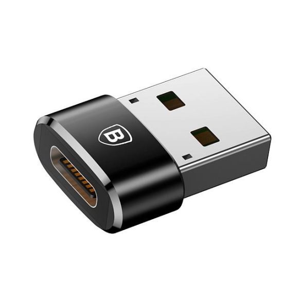 Adapter USB-C és USB-A OTG 3A BASEUS CAAOTG-01 fekete