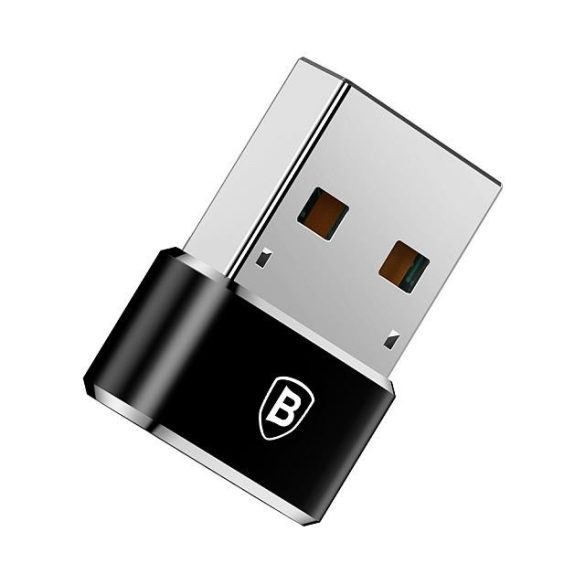 Adapter USB-C és USB-A OTG 3A BASEUS CAAOTG-01 fekete
