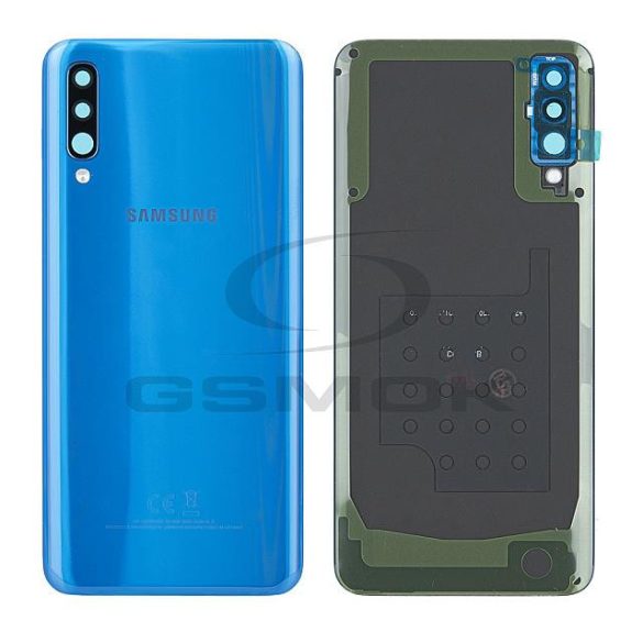 Akkumulátor Telefontok Ház Samsung A505 Galaxy A50 Kék Gh82-19229c Eredeti Szervízcsomag