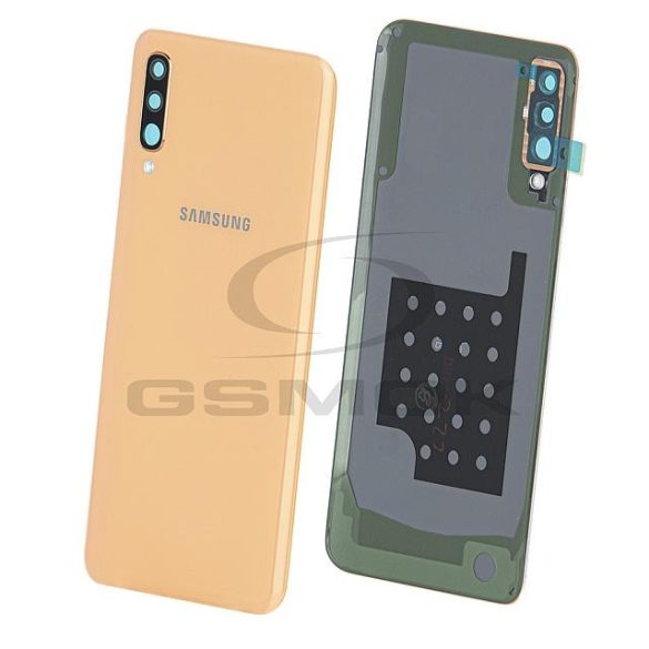 Akkumulátor Telefontok Ház Samsung A505 Galaxy A50 Coral Gh82-19229d Eredeti Szervízcsomag