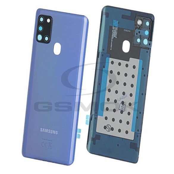 Akkumulátor Telefontok Ház Samsung A217 Galaxy A21s Kék Gh82-22780c Eredeti Szervízcsomag