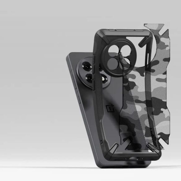 Ringke Fusion X tok OnePlus 13R - fekete terepmintás