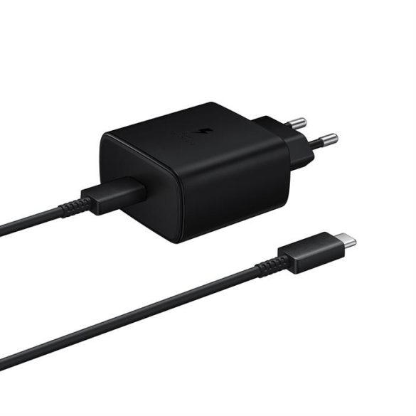 Samsung Eredeti fali töltő Super gyors töltés 25w USB type-c fekete (EP-TA800XBEGWWW)