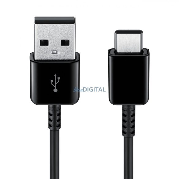 USB C kábel 480Mbps 5A 1.5m Samsung EP-DG930MBEGWW - fekete (2 darabos készlet)