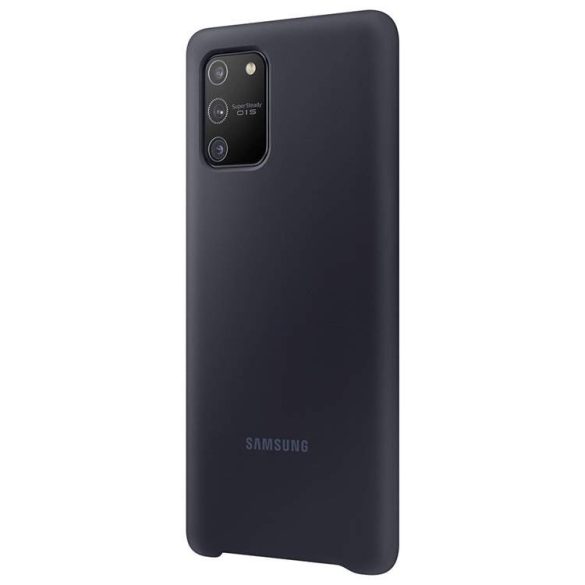Samsung szilikontok rugalmas gél tok Samsung Galaxy S10 Lite fekete (EF-PG770TBEGEU)