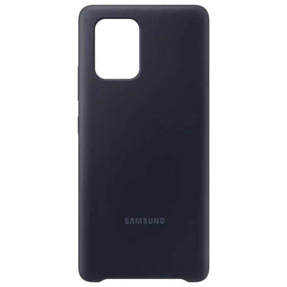Samsung szilikontok rugalmas gél tok Samsung Galaxy S10 Lite fekete (EF-PG770TBEGEU)