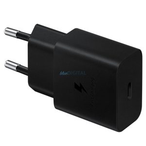 Samsung EP-T1510NBEGEU hálózati töltő 1xUSB-C csatlakozással 15W PD - fekete