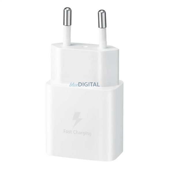 Samsung USB Fali töltő C 15W PD AFC + USB kábeltok C fehér (EP-T1510XWEGEU)